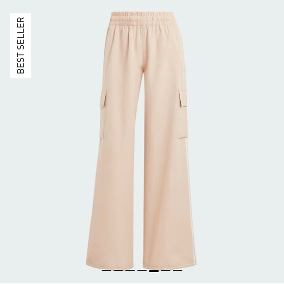 Adidas cargo pants beige brand new with tags xs - Picture 2 of 5
